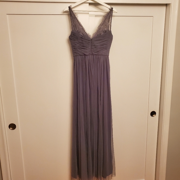 BHLDN Hitherto Fleur Dress - Pewter (Size 8, Grey) - Picture 4 of 11